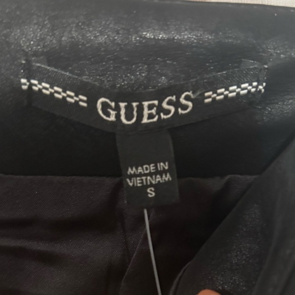 Guess Black Ruched Pencil Mini Skirt - Picture 2 of 6